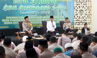 Polresta-Sidoarjo-Gelar-Peringatan-Isra-Mi'raj
