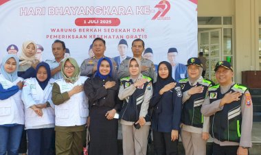 Polresta-Sidoarjo-Gelar-Baksos-dan-Pemeriksaan-Kesehatan-Gratis-di-Hari-Bhayangkara-Ke-79