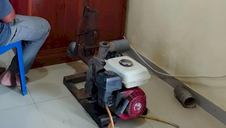 Polsek Kartoharjo Amankan Tersangka Spesialis Pencuri Pompa Air Sawah di Magetan